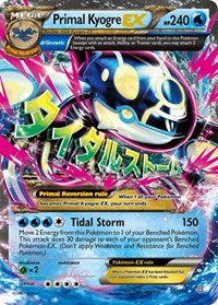 pokemon XY - Primal Clash Primal Kyogre EX (Alpha)