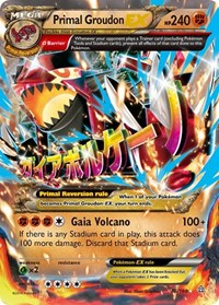 pokemon XY - Primal Clash Primal Groudon EX (Omega)