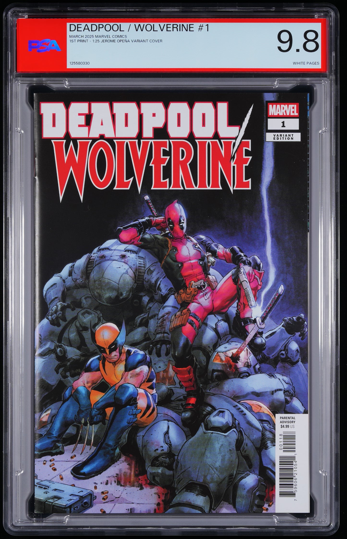 Marvel Comics Deadpool/Wolverine #1 1 1:25 JEROME OPEA VARIANT COVER