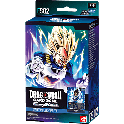 ドラゴンボール超 フュージョンワールド カードゲーム スターターデッキ ベジータ FS02