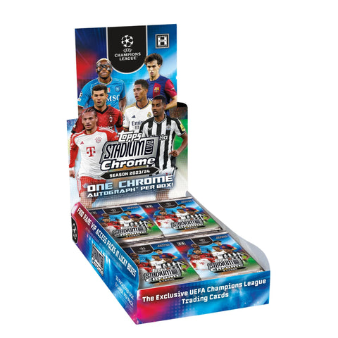 2023/24 Topps Chrome Stadium Club UEFA Hobby Box