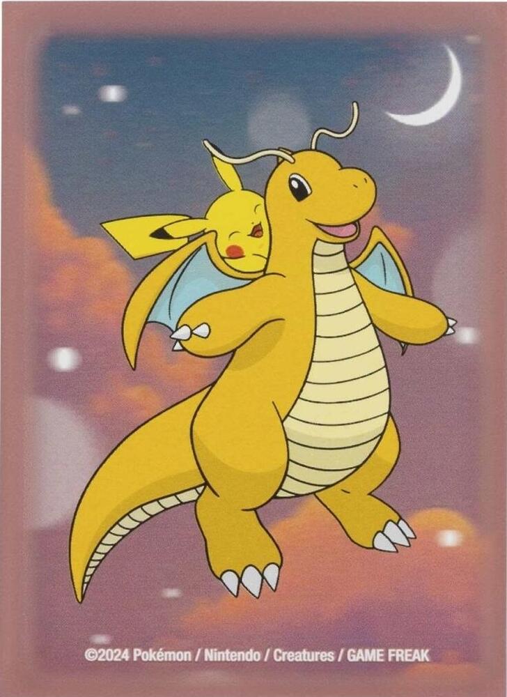 Pokemon Center Card Sleeves: Dreamy Dragonite & Pikachu Aloha Card Shop Pokemon Center Card Sleeves: Dreamy Dragonite & Pikachu Aloha Card Shop