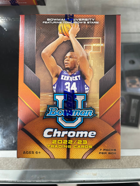 2022/23 Bowman Chrome University Basketball Blaster