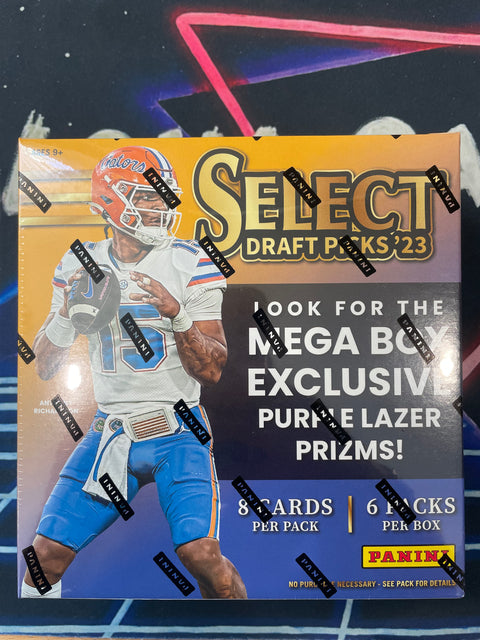 2023 Panini Football Select Draft Picks Mega Box