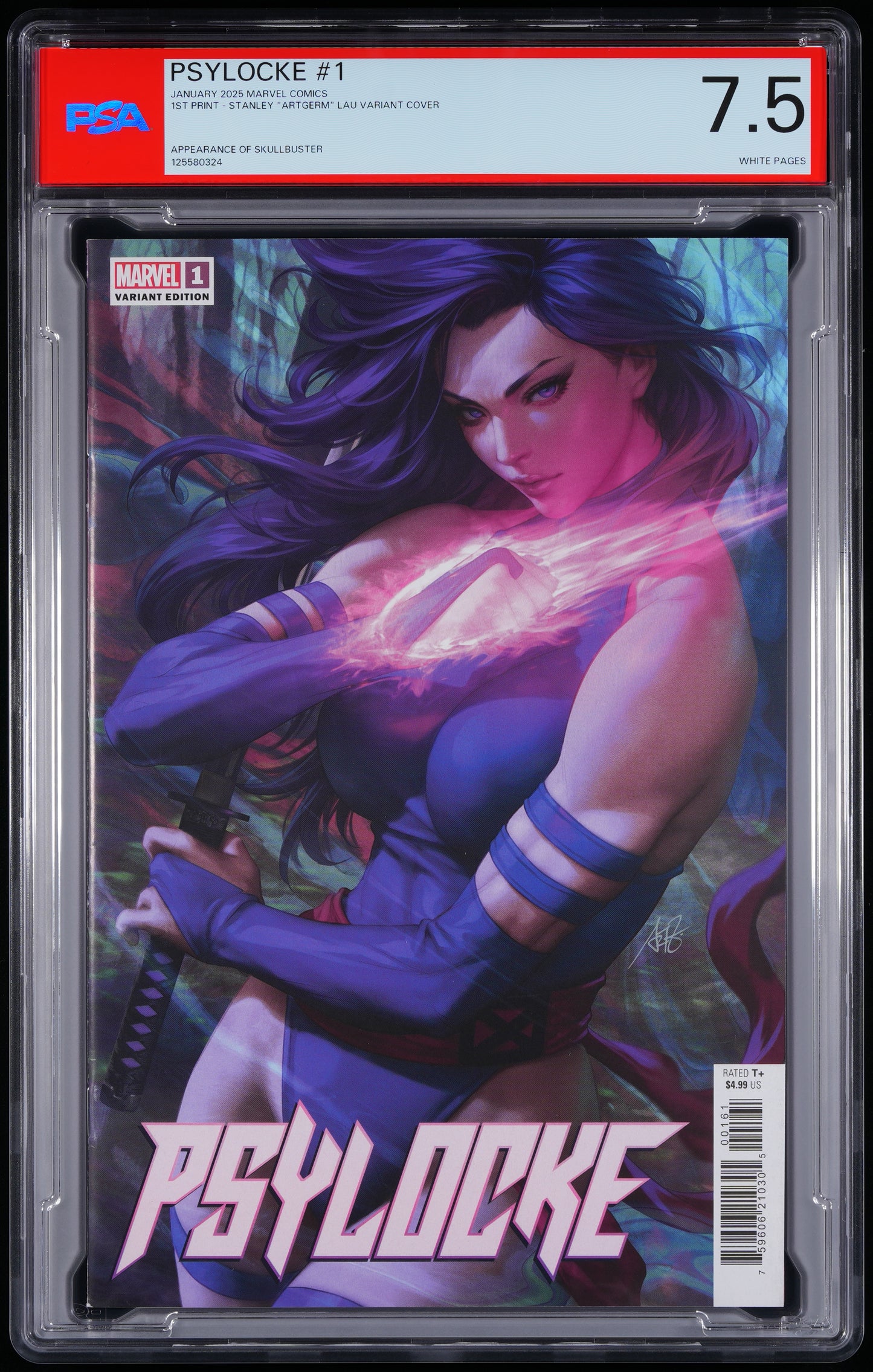 Marvel Comics Psylocke #1 LANGUAGEENG