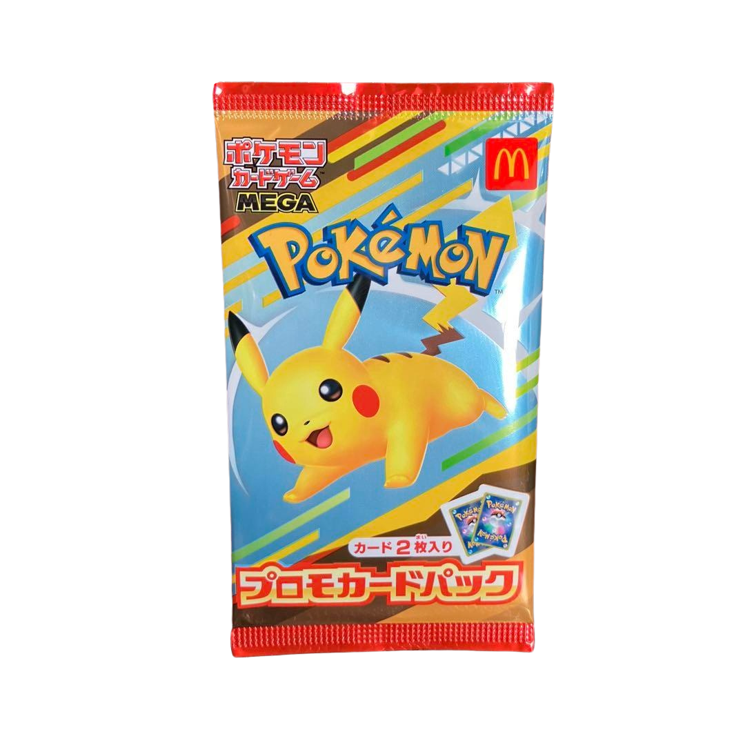 Japanese 2025 Pokemon Mcdonald's Promo Pack