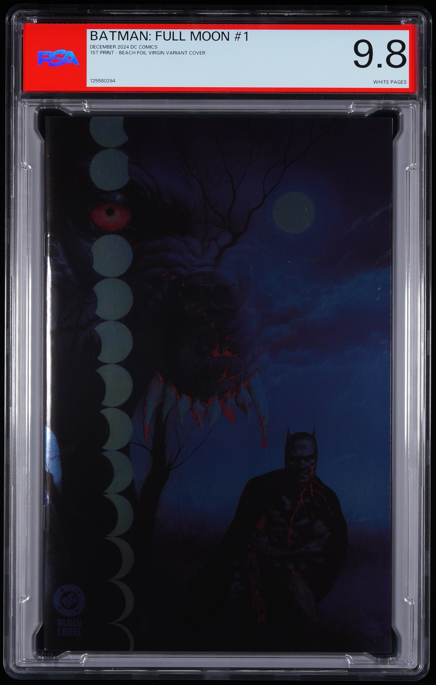 DC Comics Batman: Full Moon #1 1 FOIL VIRGIN STEVE BEACH VARIANT COVER