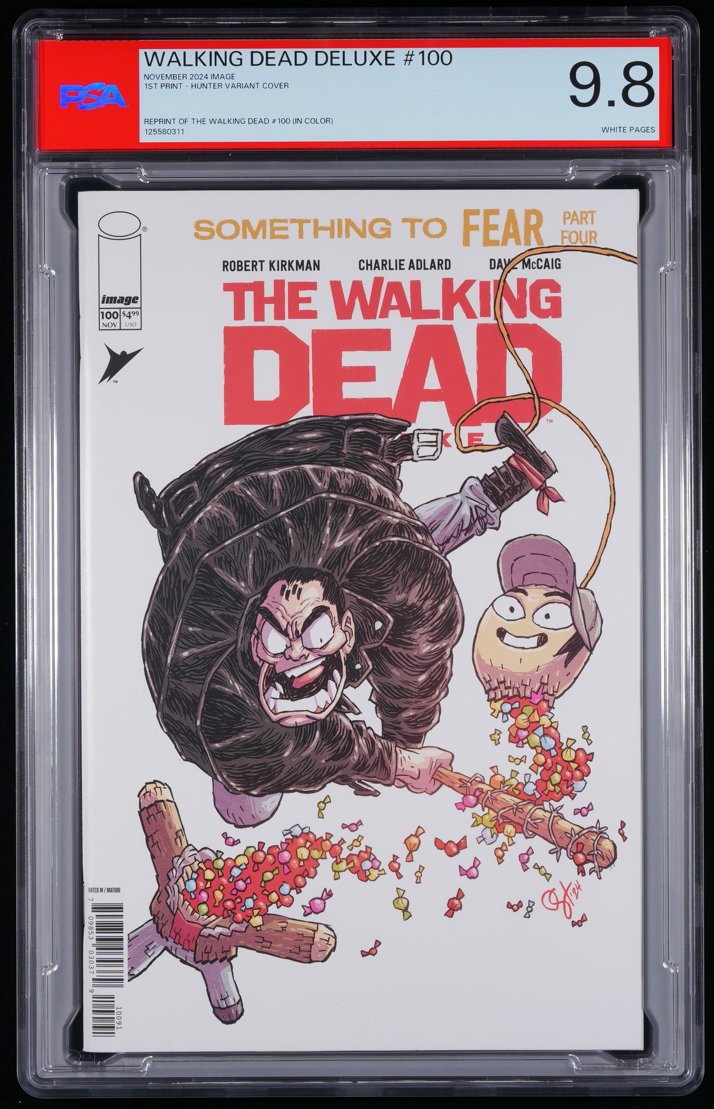 Image The Walking Dead Deluxe #100 1 DEREK HUNTER VARIANT COVER