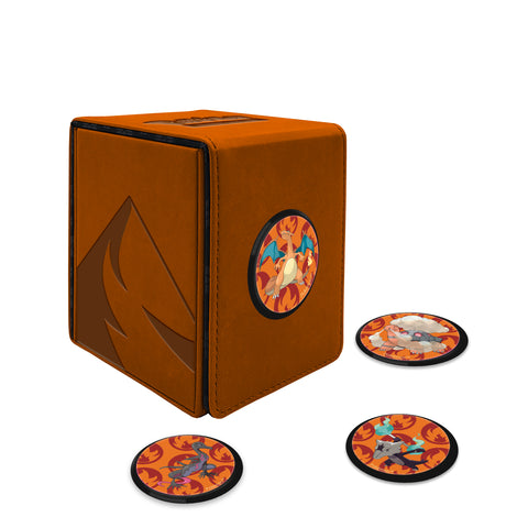 Scorching Summit Charizard Alcove Click Deck Box