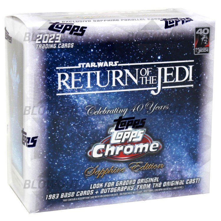 2023 Topps クローム スターウォーズ: サファイアエディション ホビーボックス