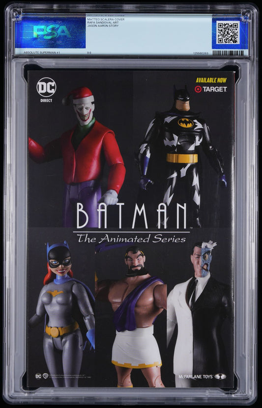 DC Comics Absolute Superman #1 2025 1 1:25 Matteo Scalera Variant PSA 9.6