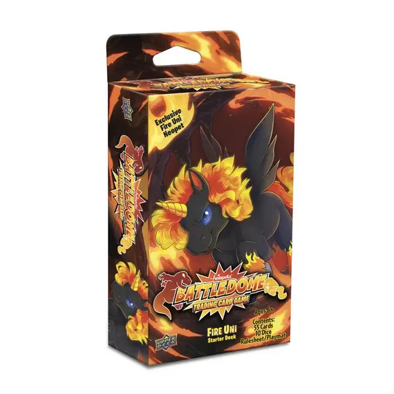 Neopets Battledome Trading Card Game – Fire Uni Starter Deck