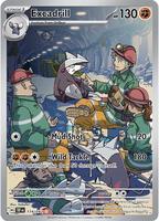 Pokemon,SV05: Temporal Forces,Excadrill - 174/162,Holofoil,Illustration Rare,Near Mint