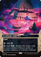 Magic: The Gathering,Edge of Eternities: Stellar Sights,Eldrazi Temple (0014) (Borderless),Normal,Rare,Moderately Played