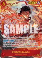 One Piece Card Game,The Time of Battle,Portgas.D.Ace (118) (Alternate Art) - OP16-118,Foil,Secret Rare,Near Mint