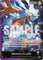 One Piece Card Game,Starter Deck 26: PURPLE/BLACK Monkey.D.Luffy,Monkey.D.Luffy (OP09-061),Foil,Leader,Near Mint
