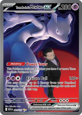 Pokemon,ME: Ascended Heroes,Team Rocket's Mewtwo ex - 281/217,Holofoil,Special Illustration Rare,Near Mint