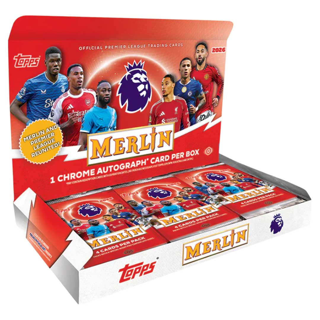 Topps Merlin 2025-26 English Premier League Soccer Hobby Box