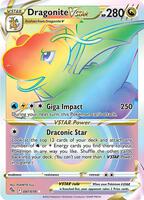 Pokemon,Pokemon GO,Dragonite VSTAR (Secret) - 081/078,Holofoil,Secret Rare,Near Mint
