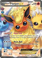 Pokemon,Generations: Radiant Collection,Flareon EX (Full Art) - RC28/RC32,Holofoil,Ultra Rare,Damaged