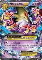 Pokemon,XY - Fates Collide,M Alakazam EX - 26/124,Holofoil,Ultra Rare,Lightly Played