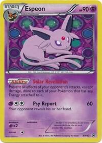 Pokemon,Black and White Promos,Espeon - BW92,Holofoil,Promo,Damaged