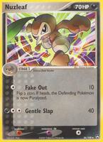 Pokemon,Power Keepers,Nuzleaf - 36/108,Reverse Holofoil,Uncommon,Lightly Played