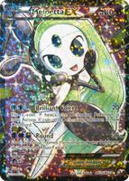 Pokemon,Legendary Treasures: Radiant Collection,Meloetta EX (Full Art) - RC25/RC25,Holofoil,Ultra Rare,Heavily Played