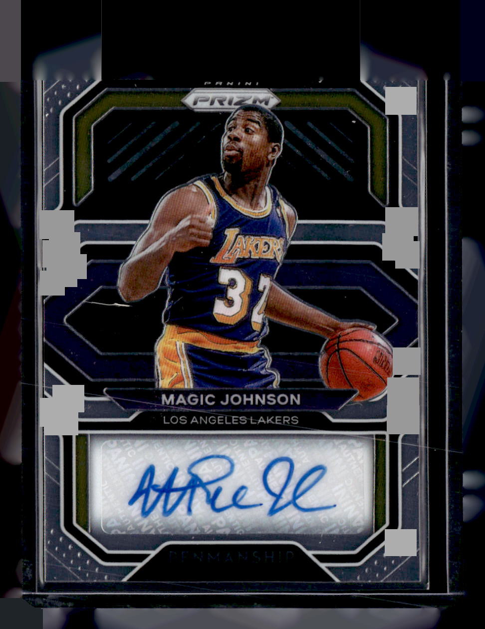Prizm 2020-21 Panini Prizm,2020-21 Panini Prizm,Magic Johnson - PE-MAG,Penmanship
