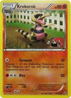 Pokemon,League & Championship Cards,Krokorok - 64/114 (League Promo) - 064/114,Reverse Holofoil,Promo,Moderately Played