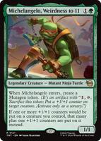 Magic: The Gathering,Teenage Mutant Ninja Turtles,Michelangelo, Weirdness to 11 - 121,Normal,Rare,Lightly Played