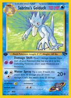 Pokemon,Gym Challenge,Sabrina's Golduck - 030/132,Unlimited,Rare,Lightly Played