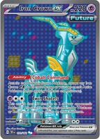 Pokemon,SV05: Temporal Forces,Iron Crown ex - 191/162,Holofoil,Ultra Rare,Near Mint