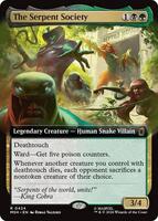 Magic: The Gathering,Marvel Super Heroes,The Serpent Society (Extended Art) - 424,Normal,Rare,Near Mint