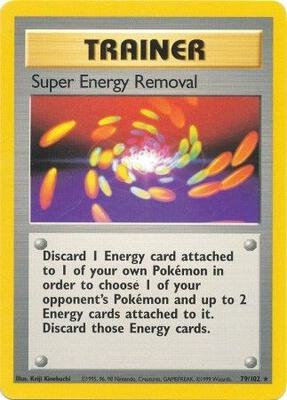 Pokemon,Base Set,Super Energy Removal - 079/102,Normal,Rare,Lightly Played