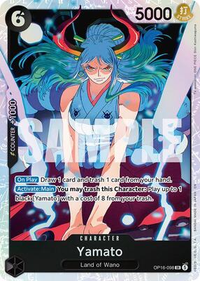 One Piece Card Game,The Time of Battle,Yamato (098) - OP16-098,Foil,Super Rare,Near Mint