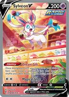 Pokemon,SWSH07: Evolving Skies,Sylveon V (Alternate Full Art) - 184/203,Holofoil,Ultra Rare,Near Mint