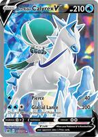 Pokemon,SWSH06: Chilling Reign,Ice Rider Calyrex V (Full Art) - 163/198,Holofoil,Ultra Rare,Near Mint