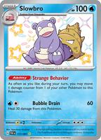 Pokemon,SV: Paldean Fates,Slowbro - 117/091,Holofoil,Shiny Rare,Near Mint