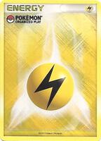 Pokemon,League & Championship Cards,Lightning Energy (2009 Unnumbered POP Promo),Holofoil,Promo,Lightly Played