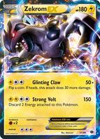 Pokemon,Next Destinies,Zekrom EX - 51/99,Holofoil,Ultra Rare,Moderately Played