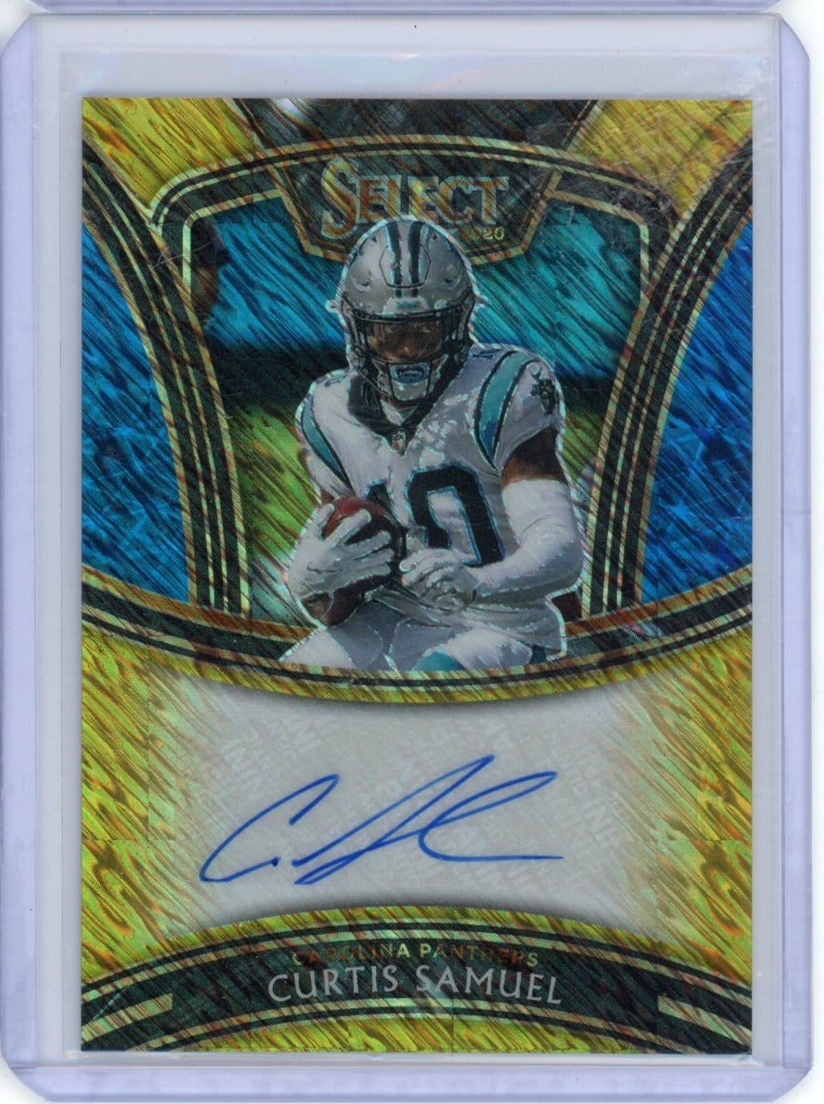 2020 Panini Select Curtis Samuel Auto /10,NM
