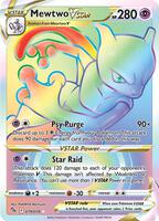 Pokemon,Pokemon GO,Mewtwo VSTAR (79) (Secret) - 079/078,Holofoil,Secret Rare,Near Mint