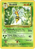 Pokemon,Base Set,Beedrill - 017/102,Normal,Rare,Heavily Played