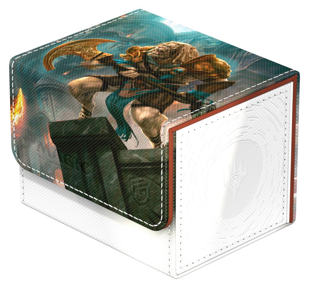 Magic: The Gathering deck boxes ultimate guard magic reality fracture sidewinder 100plus xenoskin box ajani counterattack leader