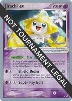 Pokemon,World Championship Decks,Jirachi ex - 2008 (Jason Klaczynski) - 94/100,Normal,Rare,Moderately Played