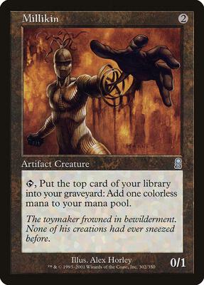 Magic: The Gathering,Odyssey,Millikin - 302,Foil,Uncommon,Near Mint