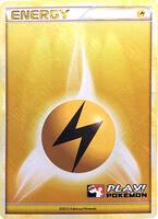 Pokemon,League & Championship Cards,Lightning Energy (2010 Play! Pokemon),Holofoil,Promo,Lightly Played