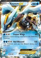 Pokemon,Legendary Treasures,Kyurem EX - 44/113,Holofoil,Ultra Rare,Lightly Played