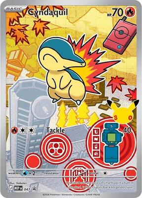 Pokemon,ME: Mega Evolution Promo,Cyndaquil - 047,Holofoil,Promo,Near Mint